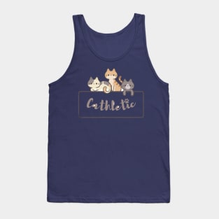 Cat loving athlete Tank Top